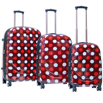 CalPak Montego Bay ABS Hardcase 3 Piece 4 Wheels Luggage Set