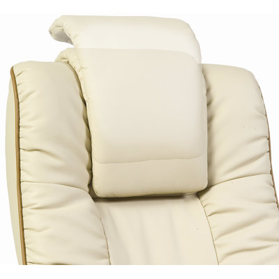 Modal Windsor Leather Executive Armchair in Cream