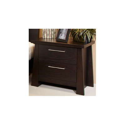 Fusion 2 Drawer Nightstand by Ligna Furniture -image