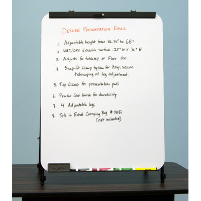 Studio Designs Deluxe Presentation Easel in Black