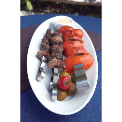 Charcoal Companion Steven Raichlen Signature Stainless Steel Skewers