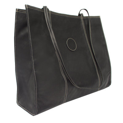 Piel Leather Carry-All Market Shopping Tote