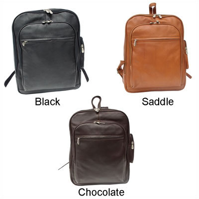 Piel Leather Entrepeneur Front-Pocket Computer Backpack