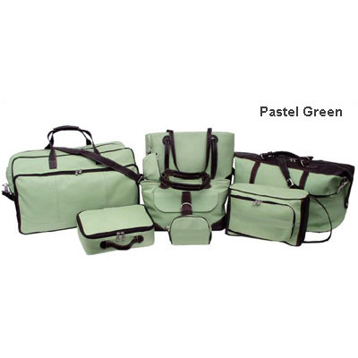 Piel Leather Pastel Collection U-Zip Shoe Bag