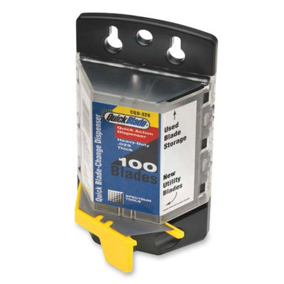 Pacific Handy Cutter Blade Dispenser, See Thru Body, Includes/Holds 100 Blades