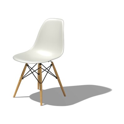 Herman Miller Â® Eames DSW - Molded Plastic Side Chair with Dowel-Leg ...