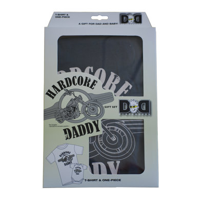 Diaper Dude Hardcore Daddy/Baby T-shirt and Bodysuit Set