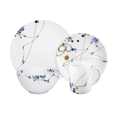 Ink Dish Kites 10" Dinner Plate