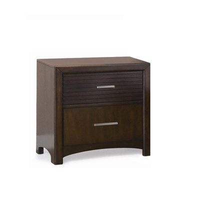Edison 2 Drawer Nightstand by New Spec Inc -image