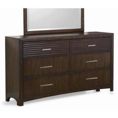 Edison 6 Drawer Dresser by New Spec Inc -image