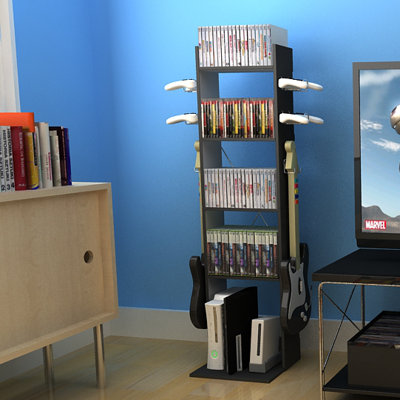 Atlantic Game Central Tall Storage Rack