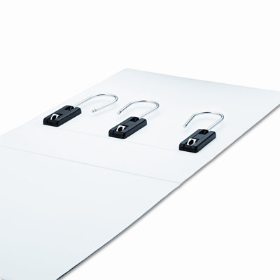 FIND IT Gapless Loop Ring View Binder, 3in Capacity, White                                                                           