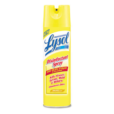 Lysol Disinfectant Spray, 19oz Aerosol, 12/carton                                                                                  