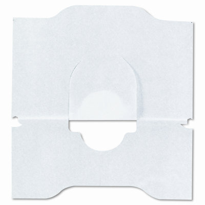 Scott Sanitary, Flushable, White Toilet Seat Covers, 18 x15, 24 Pack/Carton                                                        
