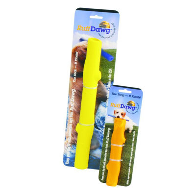Ruff Dawg Dog Twig Dog Toy in Orange
