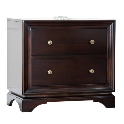 Lancaster 2 Drawer Nightstand by Abbyson Living -image