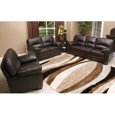 Contemporary Furniture Italian on Abbyson Living Preston Premium Italian Leather Sofa  Loveseat And