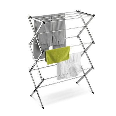 Commercial Chrome Accordion Drying Rack