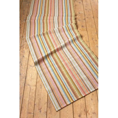 Dash and Albert Rugs Woven Zanzibar Ticking Rug