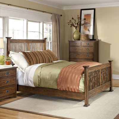 Oakhurst Slat Bed by Imagio Home by Intercon -image