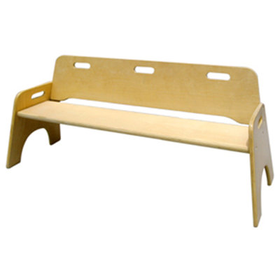 A+ Child Supply Stackable Kid's Bench (Set of 2)