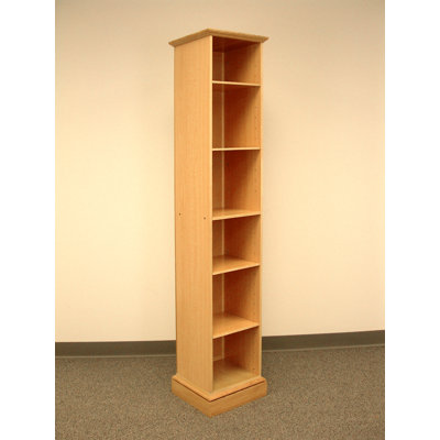 Proman Products Venetian Mirrored Rotating Shelf in Natural