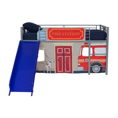 DHP Fire Department Curtain Set for Junior Loft Bed & Reviews ...