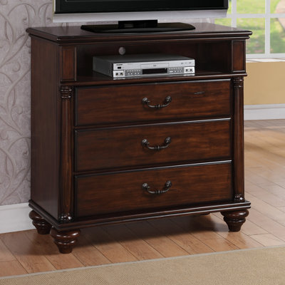 Key West 3 Drawer Media Chest by Greystone -image