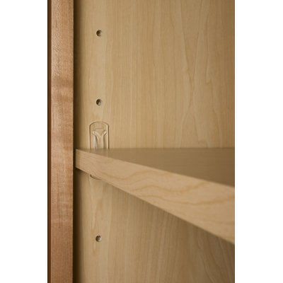 Coastal Collection Amalfi Series 84" x 18" x 18" Red Oak Tall Linen Cabinet in Autumn Finish