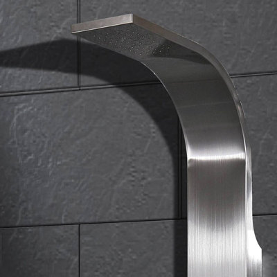 Ariel Bath Stainless Steel Thermostatic Shower Panel
