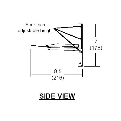Peerless Video Conferencing Shelf for Plasma Screen Mounts