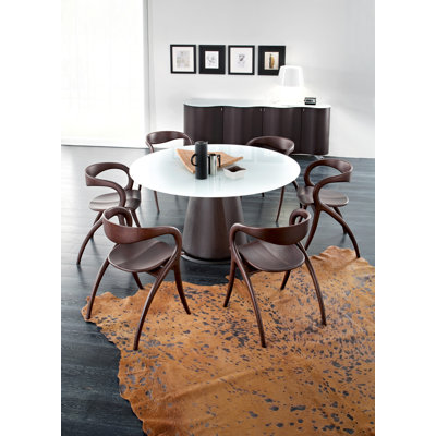 Domitalia Palio-152 Round Table with Optional Palio Sideboard