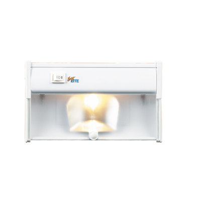 Eurofase One Light Undercabinet with Frosted Glass Lens in White