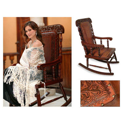 Novica Nobility Rocking Chair