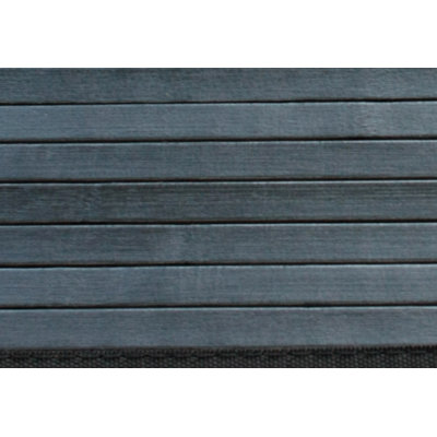 nuLOOM Bamboo Border Black Rug