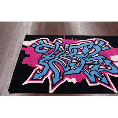 nuLOOM KinderLOOM Soppitt Black Kids Rug