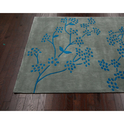 nuLOOM Cine Blue Chip Vino Rug