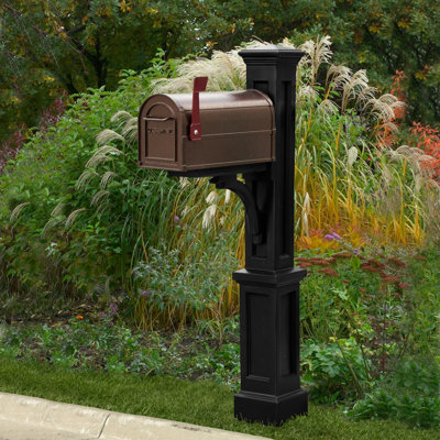 Mayne Inc. Newport Plus Double Mailbox Post
