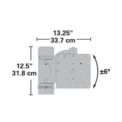 Sanus Classic Series Full-Motion Wall Mount for 26" - 40" Flat-Panel TVs