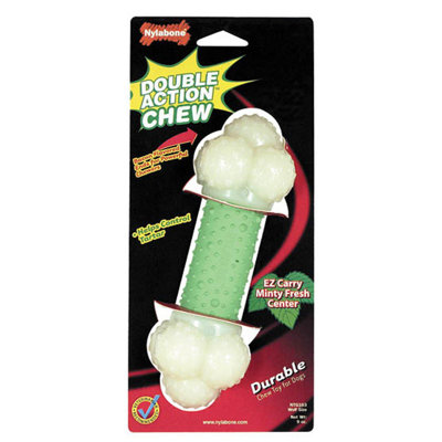 Nylabone Double Action Chew Bone Dog Toy