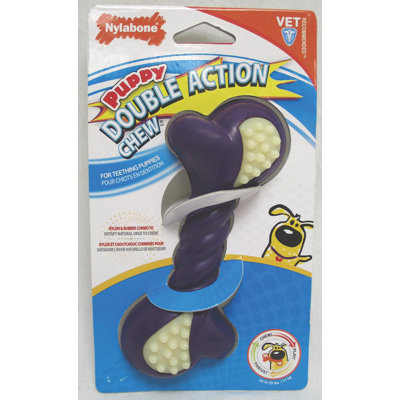 Nylabone Puppy Double Action Dog Chew Toy