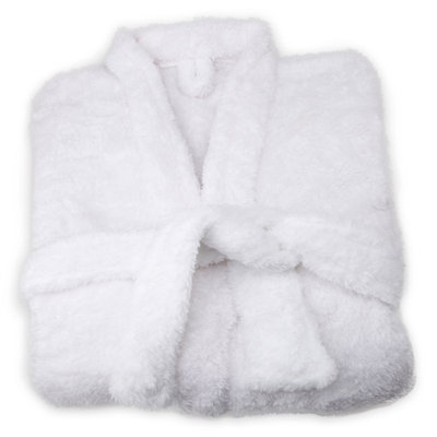 Home Source International Cloud Nine Robe in White