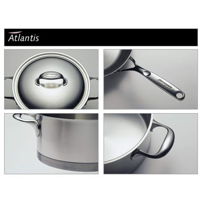 Demeyere Atlantis 7-Ply Stainless Steel 6-Piece Cookware Set