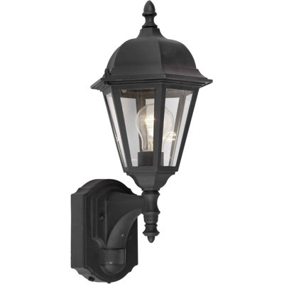 Forte Lighting One Light Outdoor Lantern with Clear Glass Shade