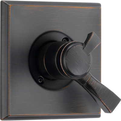 Delta Dryden Double Handle Monitor Pressure Balance Valve Trim with Volume Control