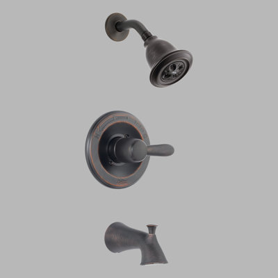 Delta H2Okinetic Lahara Diverter Tub and Shower Faucet Trim
