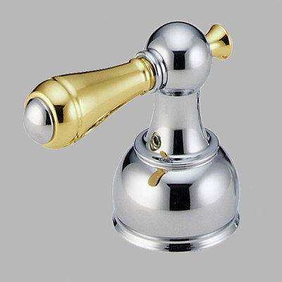 Delta Traditional Small Metal Lever Handle Bathroom Faucet