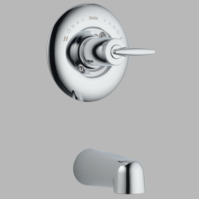 Delta Grail Single Handle Wall Mount Monitor 14 Series Tub Spout