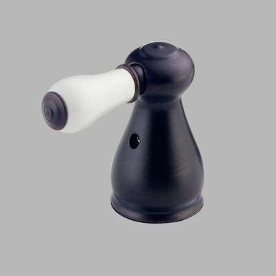 Delta Leland Small Porcelain Handle Kit Bathroom Faucet