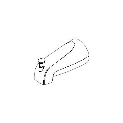 Delta Wall Mount Standard Diverter Tub Spout Trim